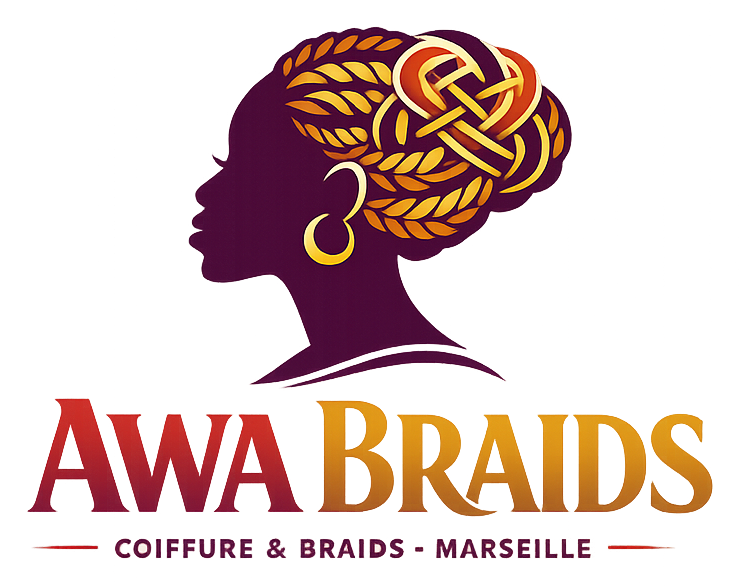 Logo Awa Braids, Braids